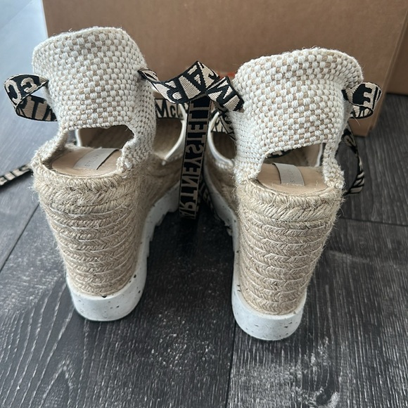 Stella McCartney Gaia 140mm Wedge Espadrilles size 40 - Picture 8 of 9